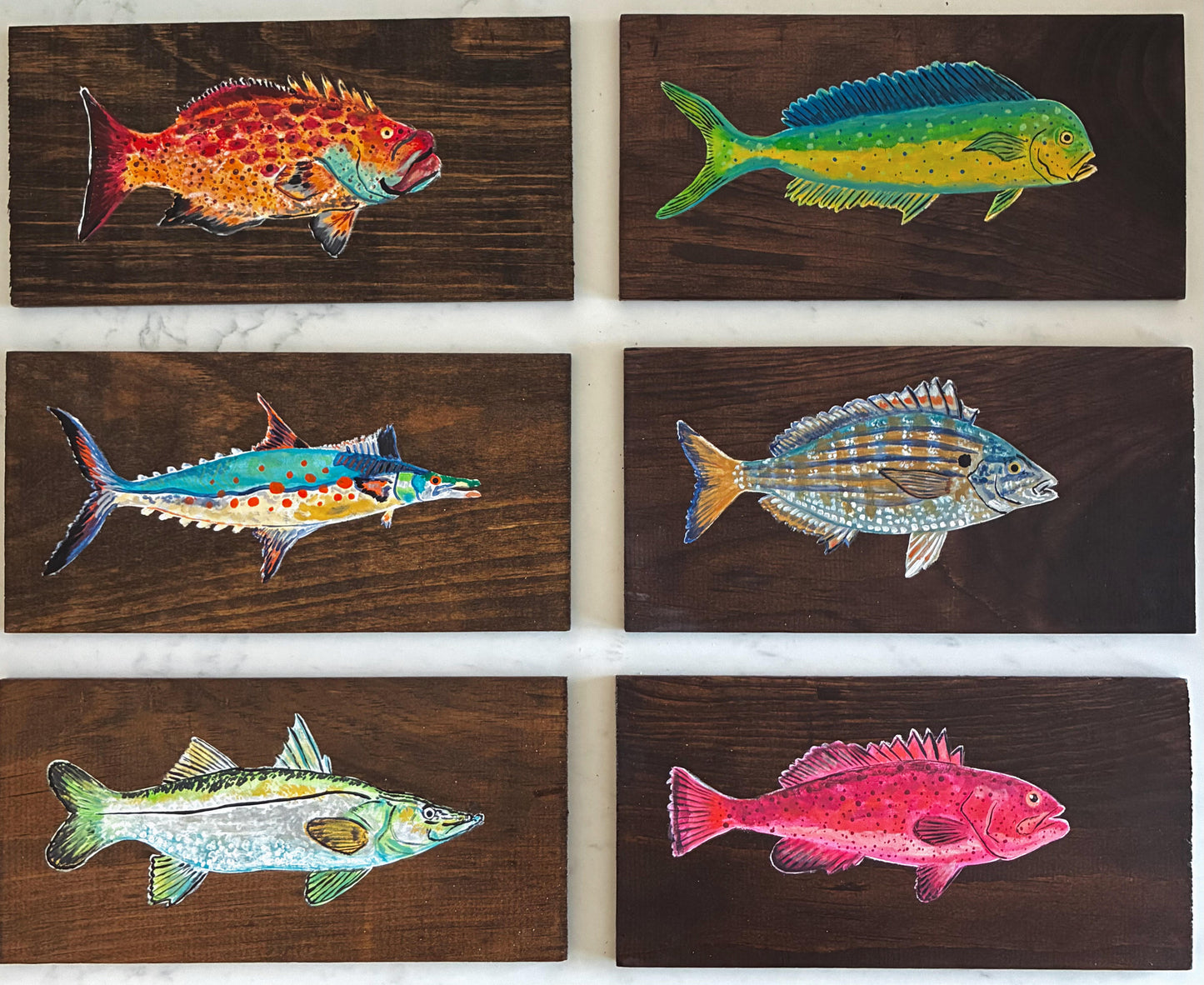 Yellowfin Grouper Painting